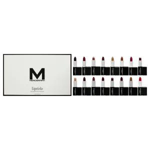 Artis Monograph Collection Cream Lipsticks Portfolio  by Artis for Women - 16 Pc 0.1oz Cream Lipstick - Breathless. 0.1oz Cream Lipstick - Quiet. 0.1oz Cream Lipstick - Hush. 0.1oz Cream Lipstick - Topic. 0.1oz Cream Lipstick - Gossip. 0.1oz Cream Lipstic