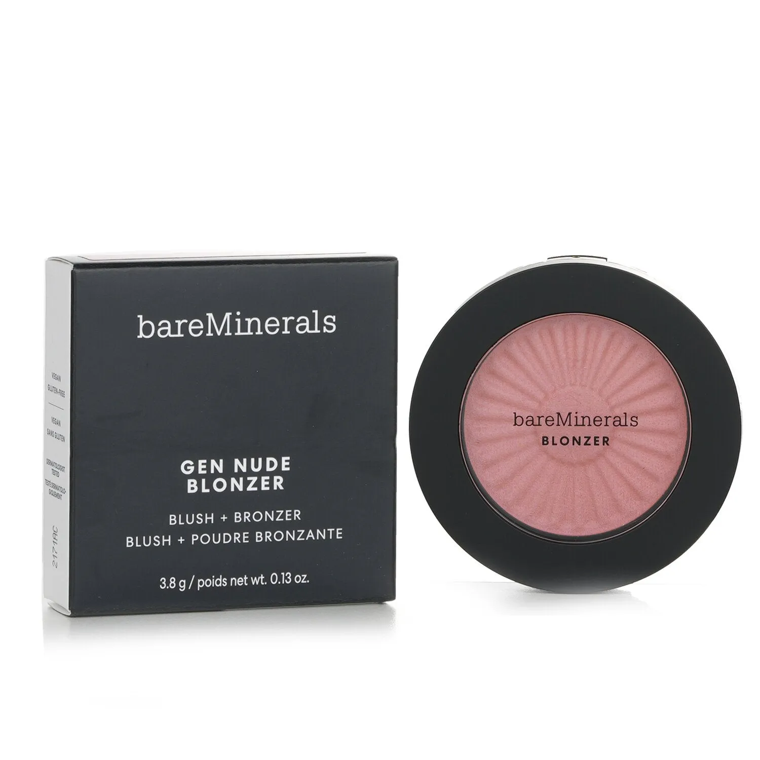 BareMinerals Gen Nude Blonzer (Blush   Bronzer) - # Kiss of Pink  3.8g/0.13oz