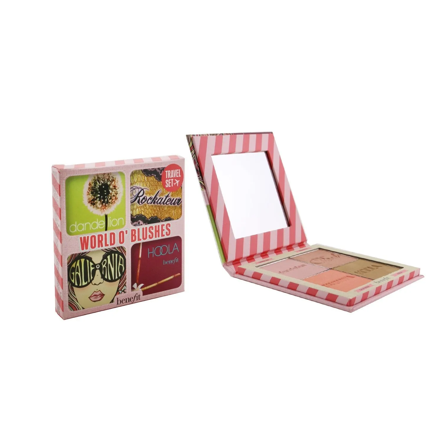 Benefit World O Blushes (4 In 1 Bronzer & Blush Palette)  12.5g/0.42oz
