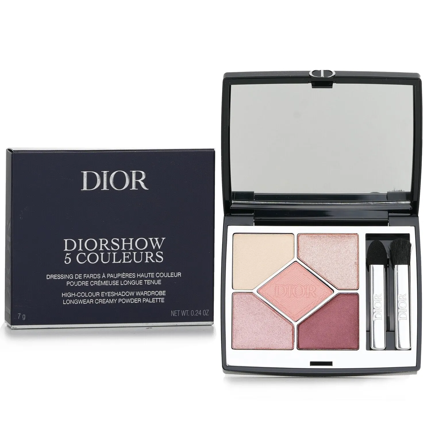 Christian Dior Diorshow 5 Couleurs Longwear Creamy Powder Eyeshadow Palette - # 649 Nude Dress  7g/0.24oz