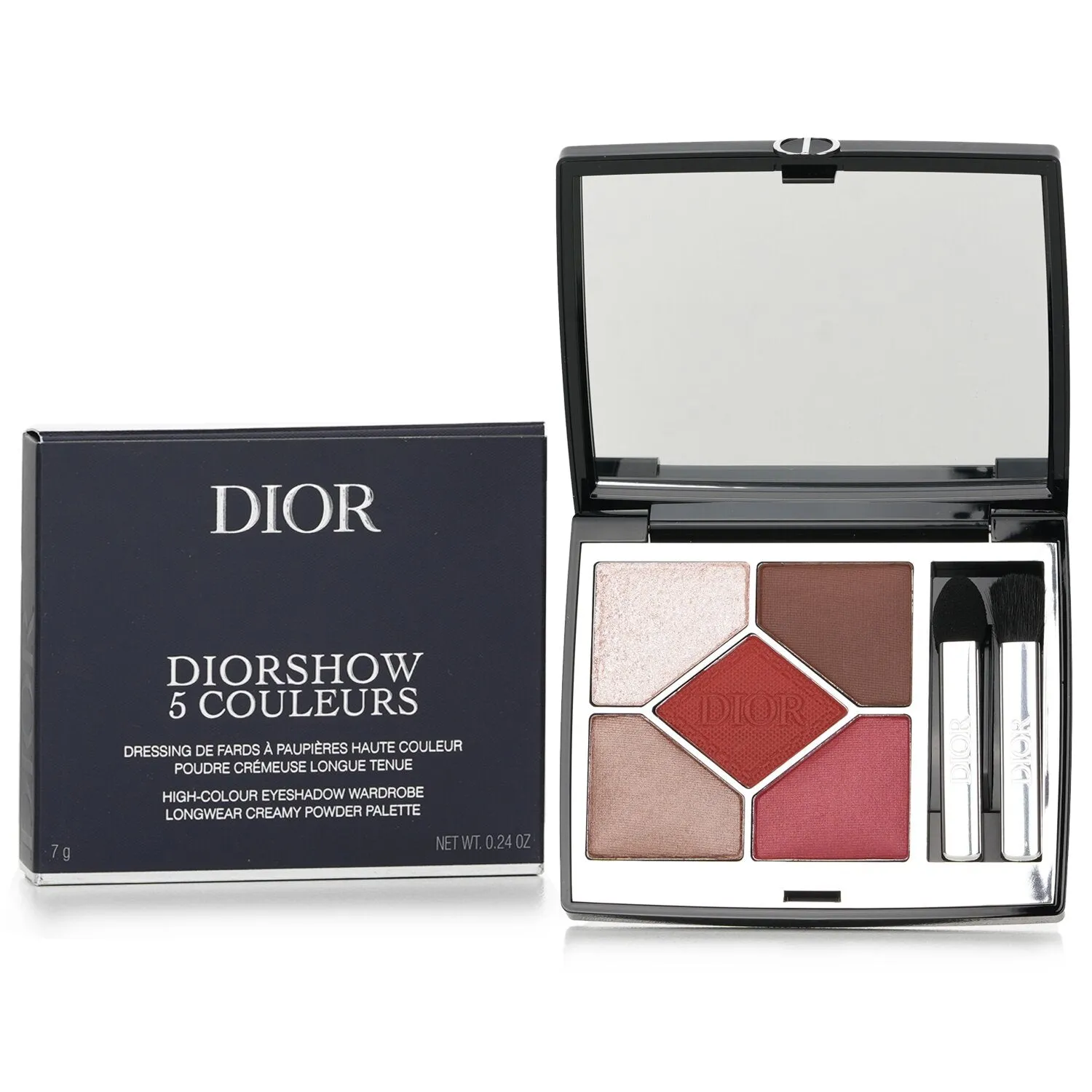 Christian Dior Diorshow 5 Couleurs Longwear Creamy Powder Eyeshadow Palette - # 649 Nude Dress  7g/0.24oz
