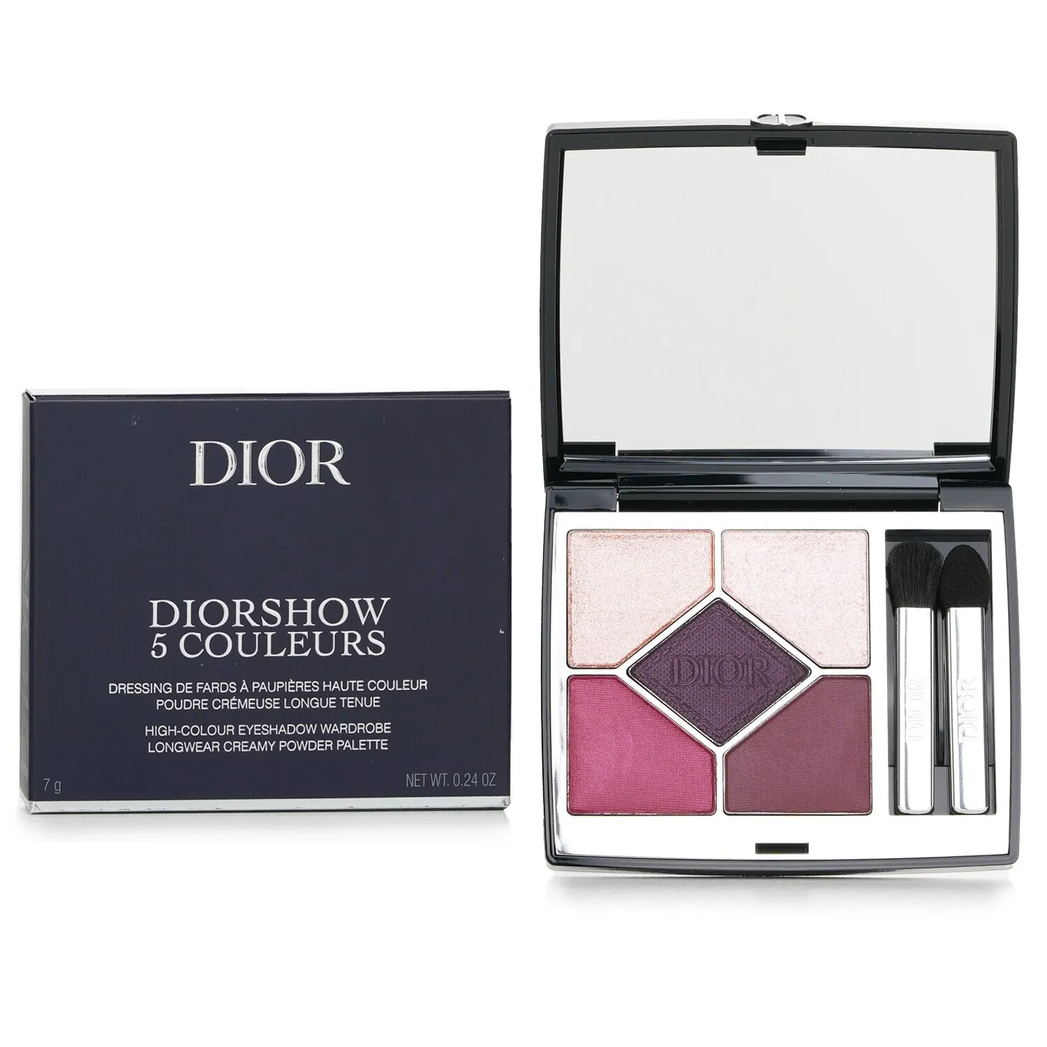 Christian Dior Diorshow 5 Couleurs Longwear Creamy Powder Eyeshadow Palette - # 649 Nude Dress  7g/0.24oz