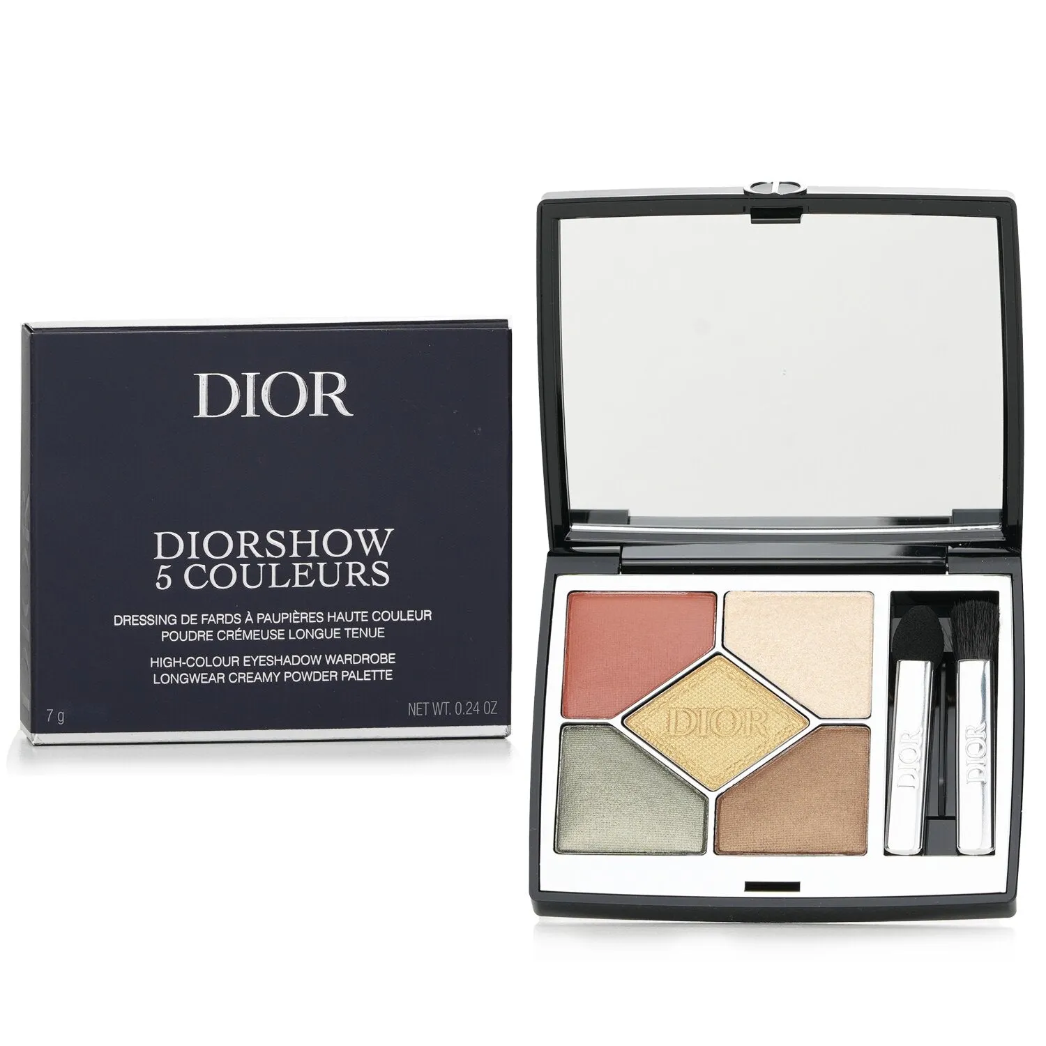 Christian Dior Diorshow 5 Couleurs Longwear Creamy Powder Eyeshadow Palette - # 649 Nude Dress  7g/0.24oz