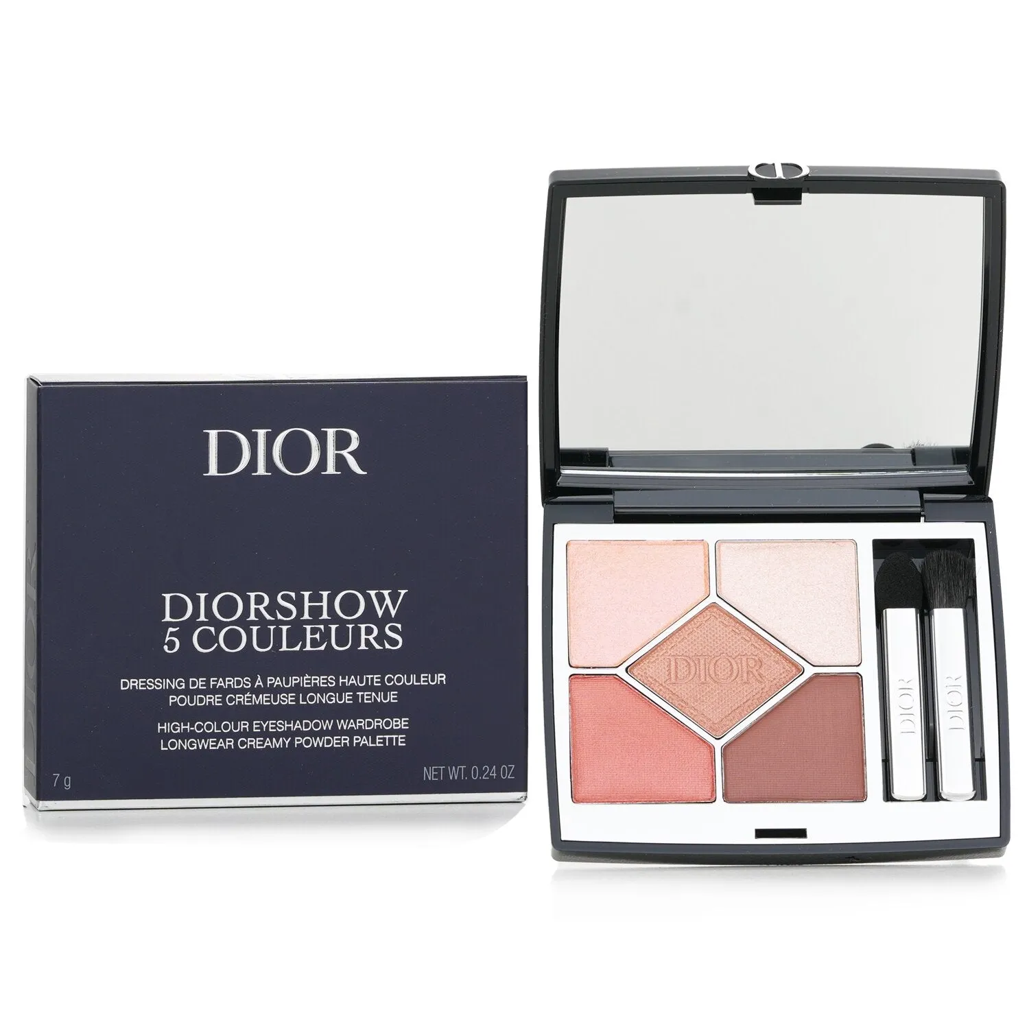 Christian Dior Diorshow 5 Couleurs Longwear Creamy Powder Eyeshadow Palette - # 649 Nude Dress  7g/0.24oz
