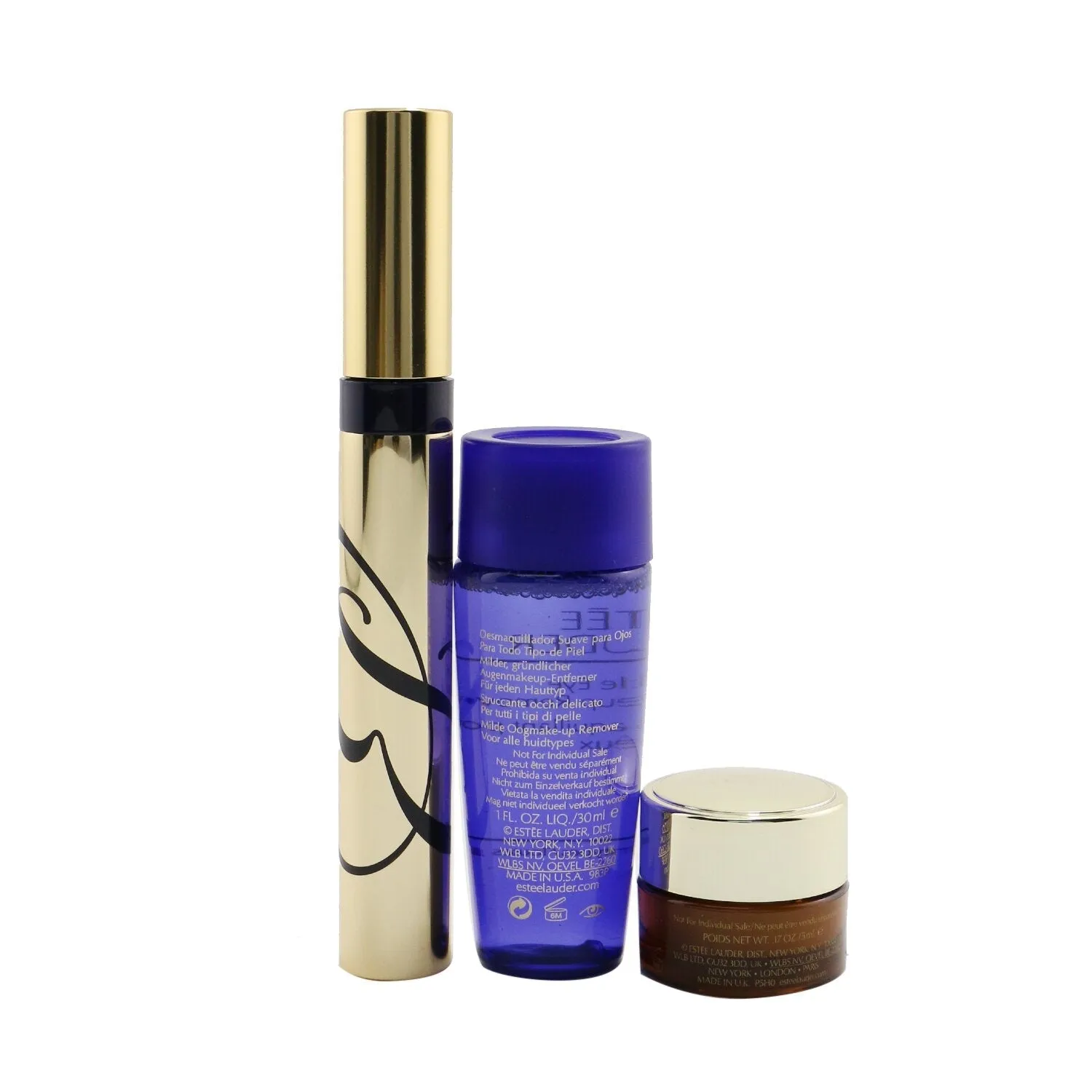 Estee Lauder Sumptuous Extreme Lash Multiplying Volume Mascara Kit: Mascara 8ml   Eye Cream 5ml   Eye Makeup Remover 30ml  3pcs