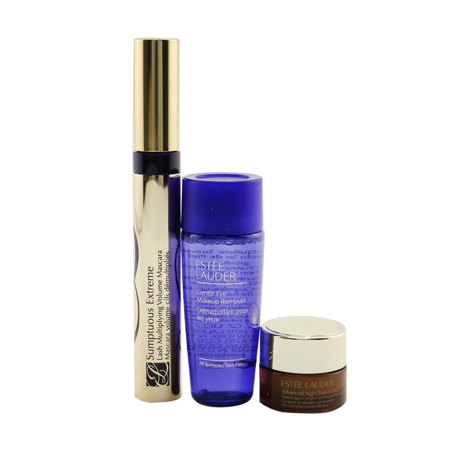 Estee Lauder Sumptuous Extreme Lash Multiplying Volume Mascara Kit: Mascara 8ml   Eye Cream 5ml   Eye Makeup Remover 30ml  3pcs