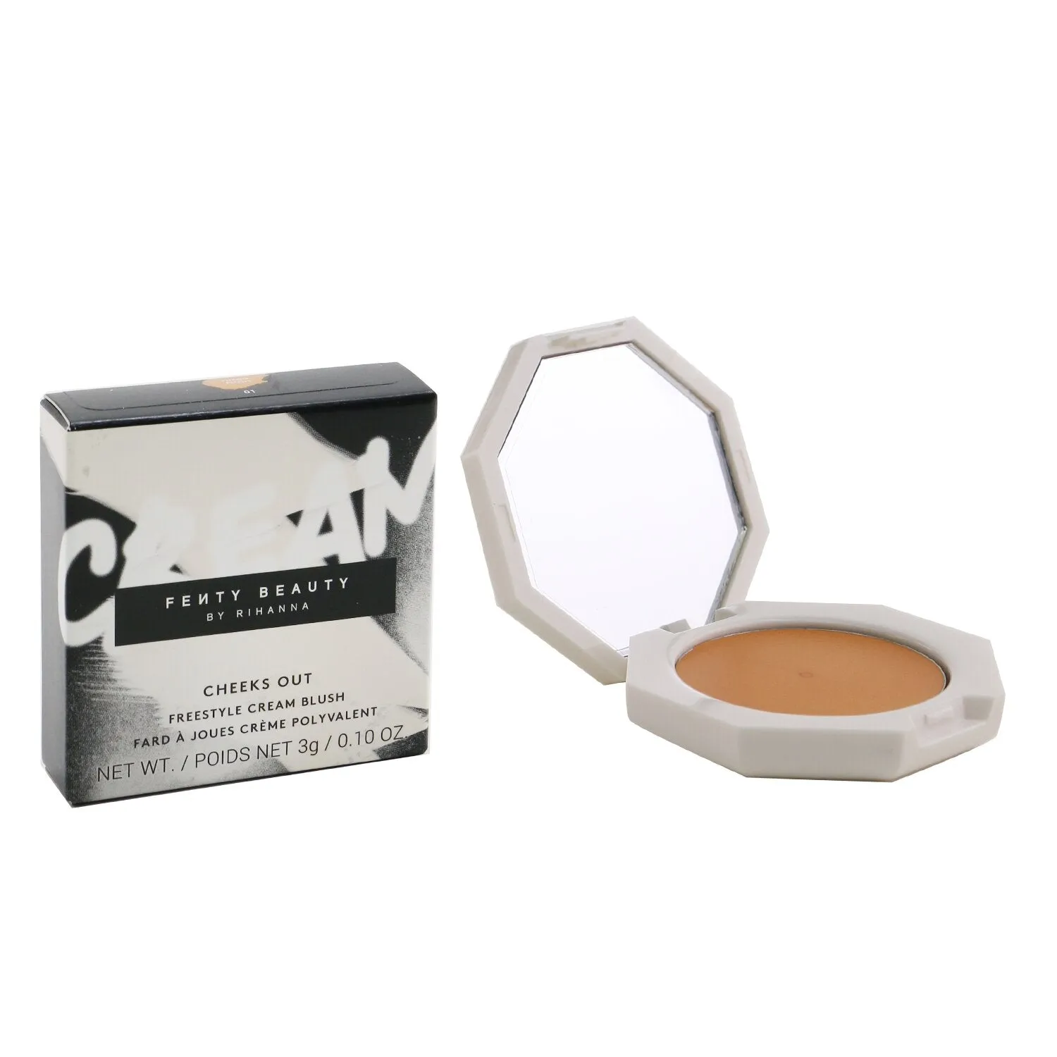 Fenty Beauty by Rihanna Cheeks Out Freestyle Cream Blush - # 05 Strawberry Drip (Soft Coral Pink)  3g/0.1oz