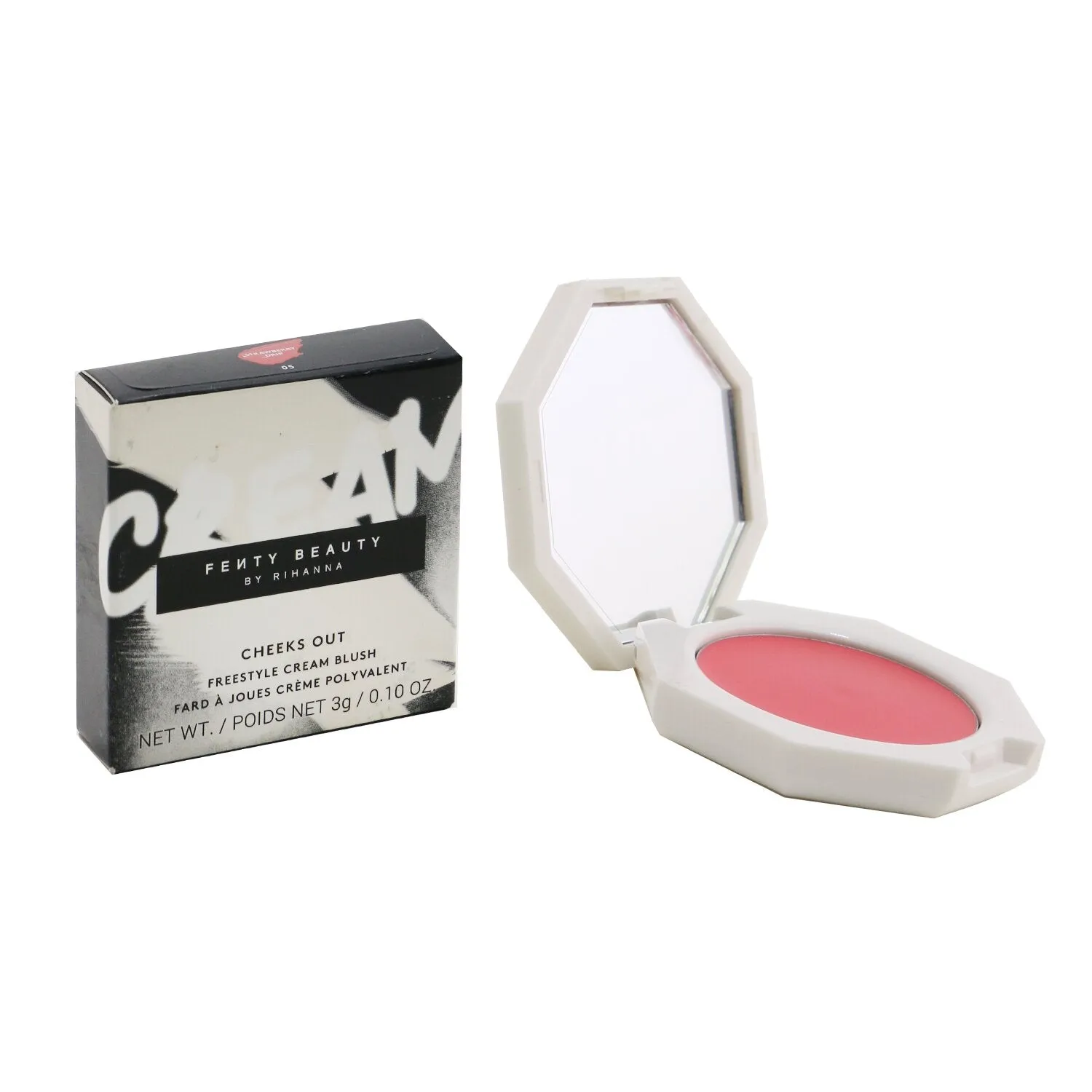 Fenty Beauty by Rihanna Cheeks Out Freestyle Cream Blush - # 08 Summertime Wine (Soft Berry With Shimmer)  3g/0.1oz