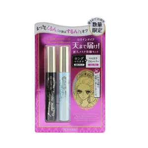KISS ME Heroine Make Long And Curl Mascara Super Waterproof   Speedy Mascara Remover Set - #01  2pcs