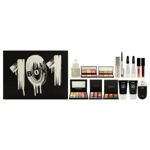 Klara 101 Box Set by Klara for Women - 17 Pc 2.5oz 24 Eyeshadow Palette - Marrakech. 0.38oz Pro Eyeshadow Palette - N.02. 0.38oz Pro Eyeshadow Palette - N.04. 0.008oz Gel Glide On Eyeliner - Green Metalic. Gel Glide On Eyeliner. 0.35oz All-In-One Palette
