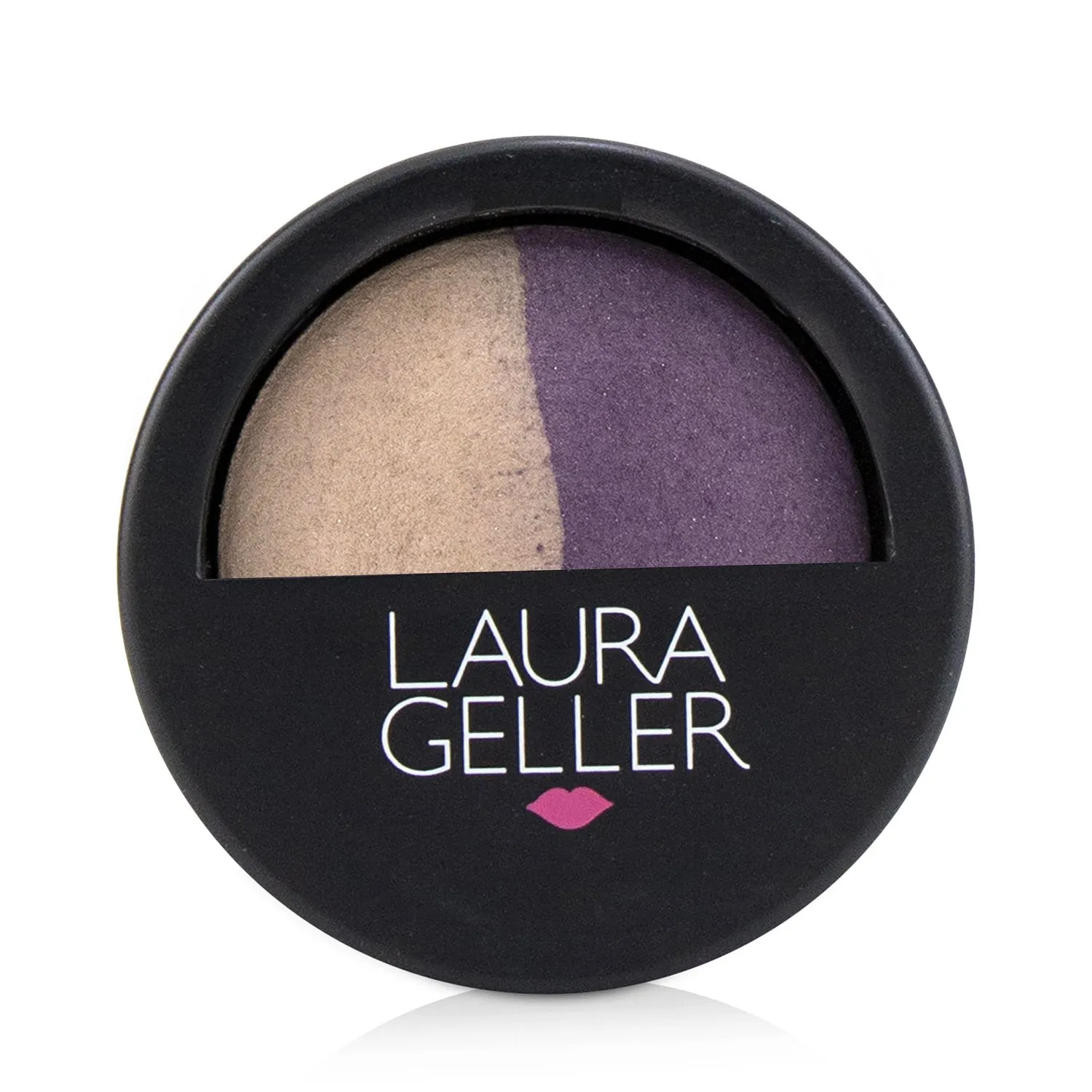 Laura Geller Baked Color Intense Shadow Duo - # Slate/Plum  7.5g/0.26oz