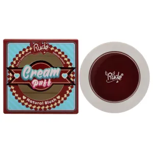 Rude Cosmetics Cream Puff Natural Blush - Red Velvet by Rude Cosmetics for Women - 0.21 oz Blush