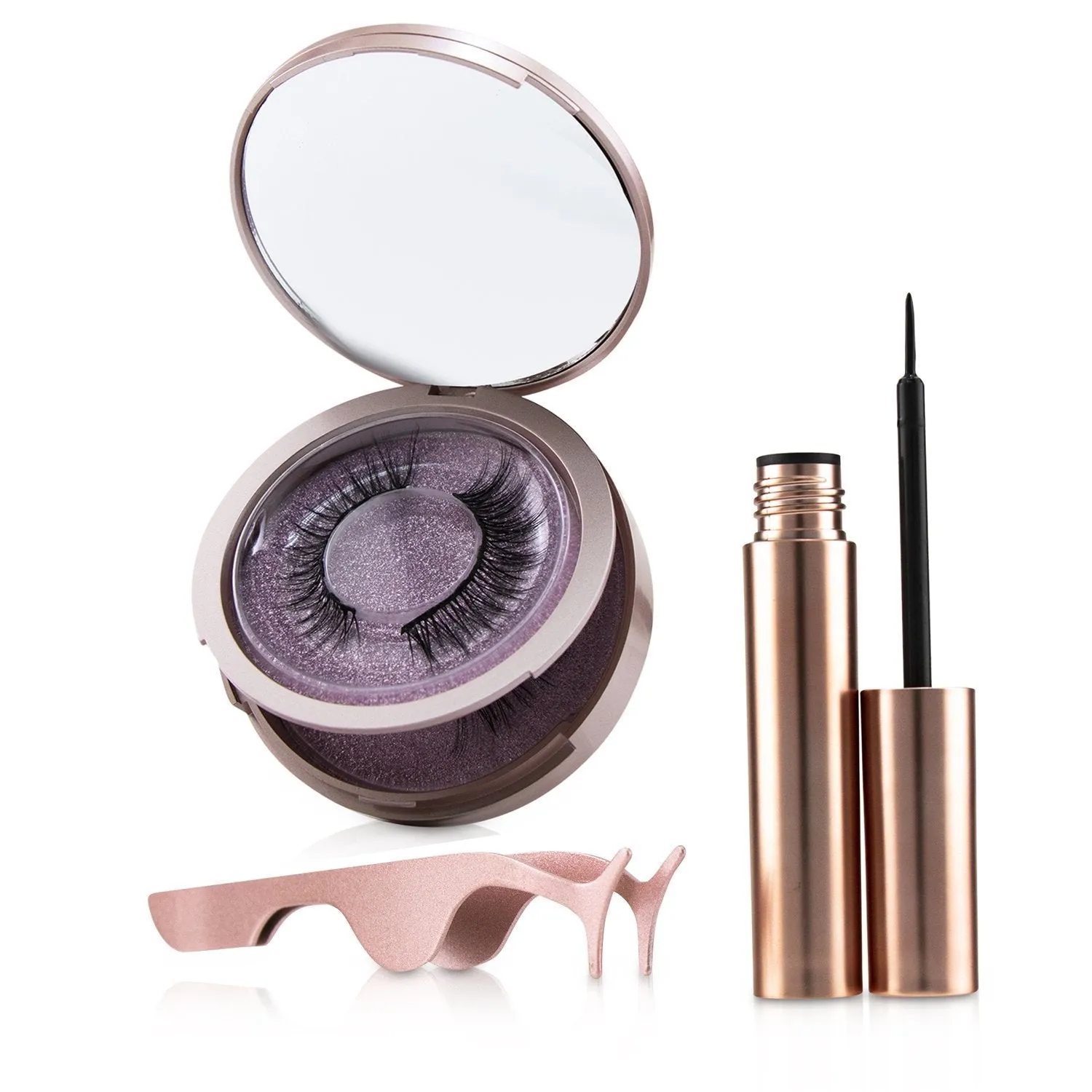 SHIBELLA Cosmetics Magnetic Eyeliner & Eyelash Kit - # Attraction  3pcs