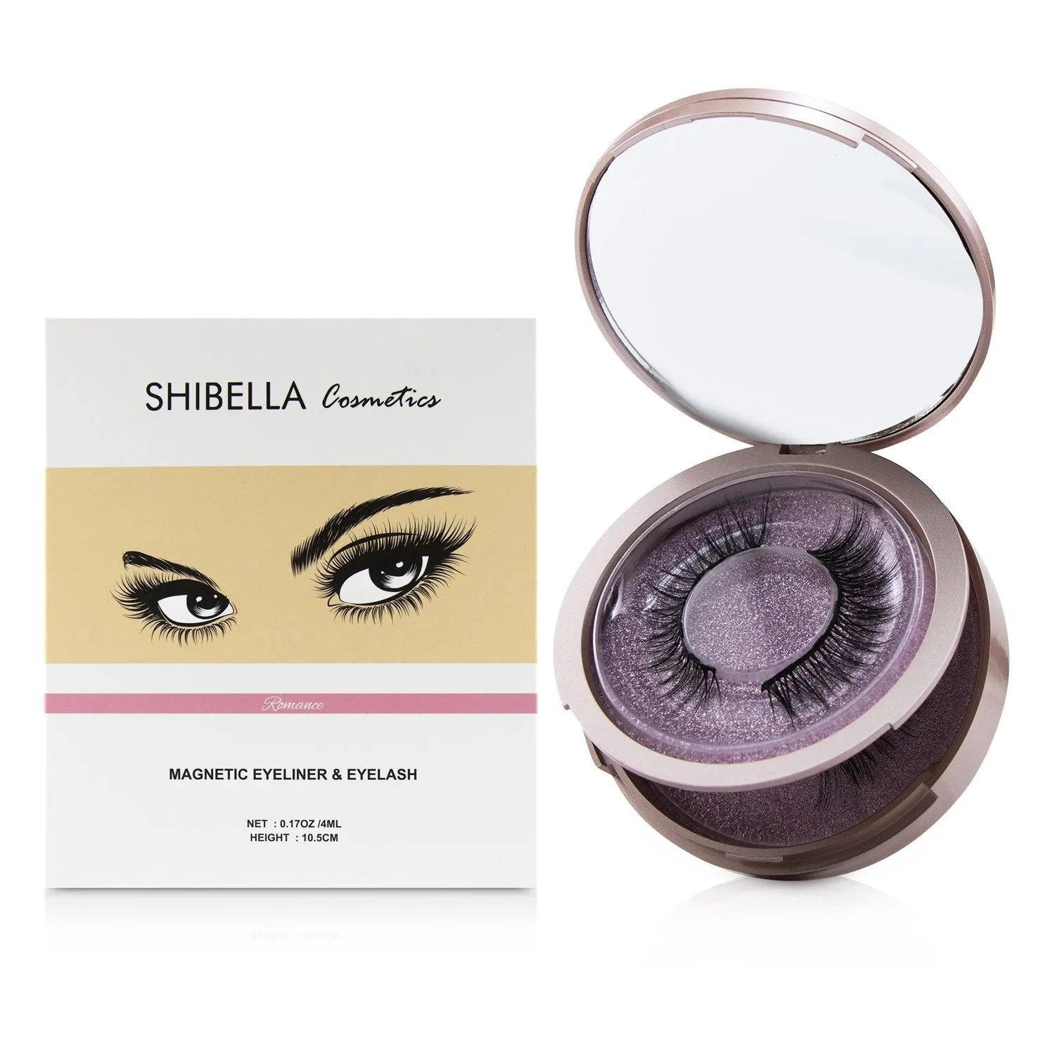 SHIBELLA Cosmetics Magnetic Eyeliner & Eyelash Kit - # Attraction  3pcs