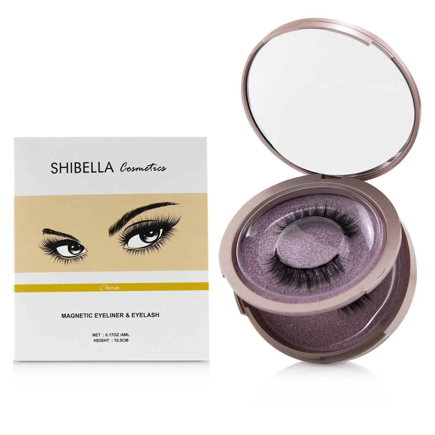 SHIBELLA Cosmetics Magnetic Eyeliner & Eyelash Kit - # Attraction  3pcs