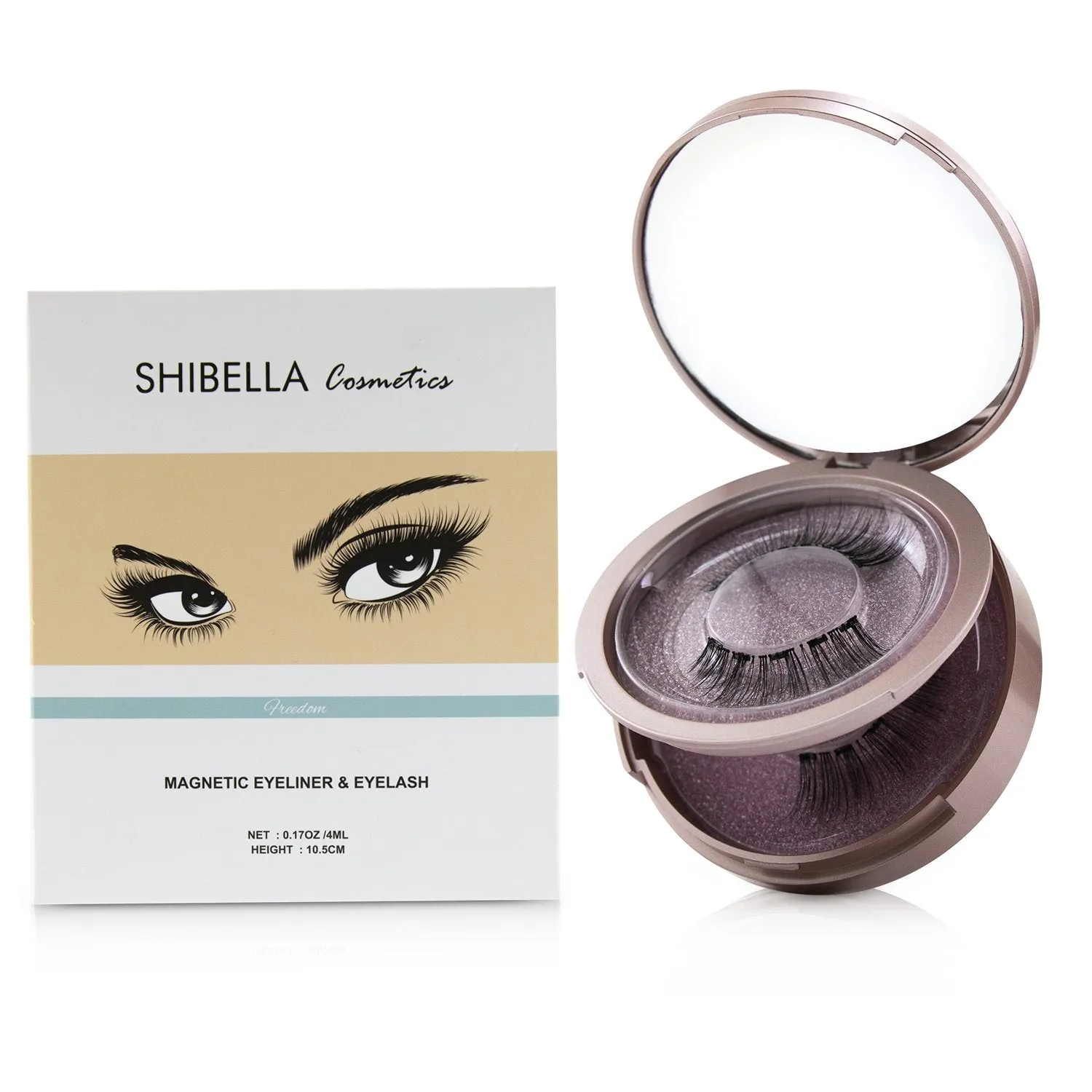 SHIBELLA Cosmetics Magnetic Eyeliner & Eyelash Kit - # Attraction  3pcs