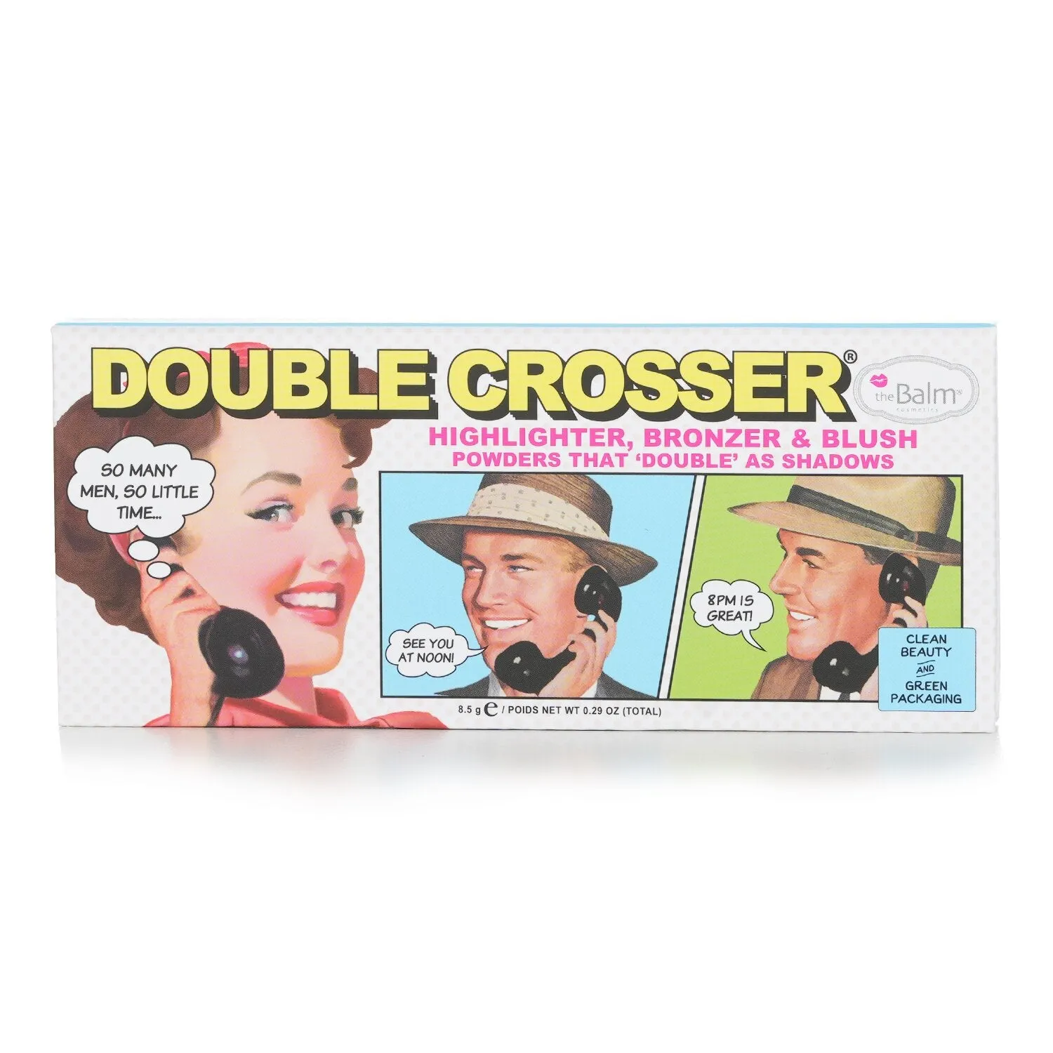TheBalm Double Crosser (Highlighter. Bronzer & Blush)  8.5g/0.29oz
