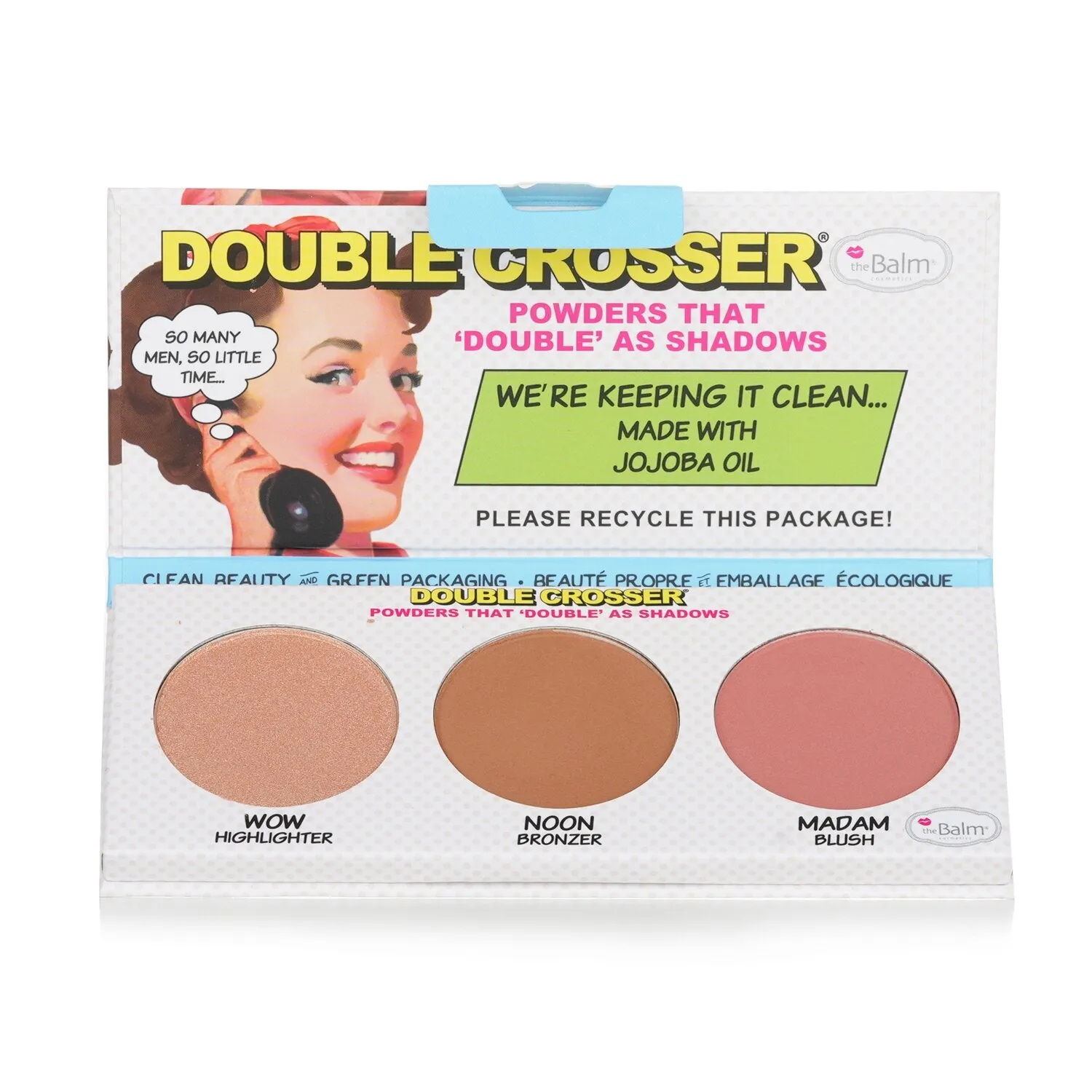 TheBalm Double Crosser (Highlighter. Bronzer & Blush)  8.5g/0.29oz